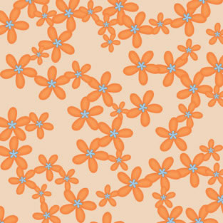 Arctic Frog - Tropical Creme 12x12 patterned paper  (pack of 10)